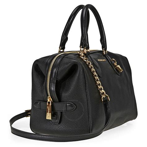 michael kors grayson satchel black|Michael Kors grayson satchel discontinued.